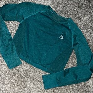 Ryderwear seamless LS crop sz medium